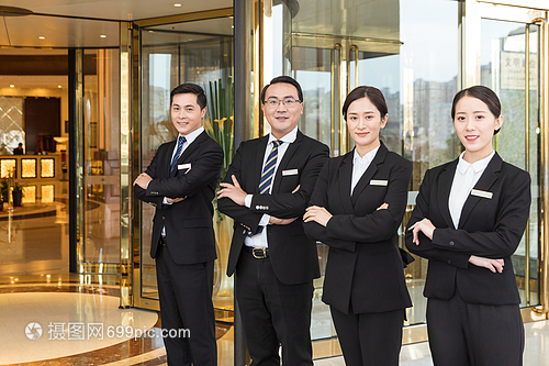 酒店管理商務(wù)團(tuán)隊(duì)服務(wù)形象