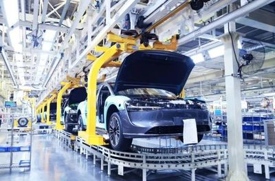 北汽新能源&ldquo;享界S9&rdquo;純電動(dòng)乘用車在密云正式量產(chǎn)